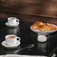 Sweese Porcelain Stackable Espresso Cups with Saucers and Metal Stand | $21 | 22% Off | Amazon